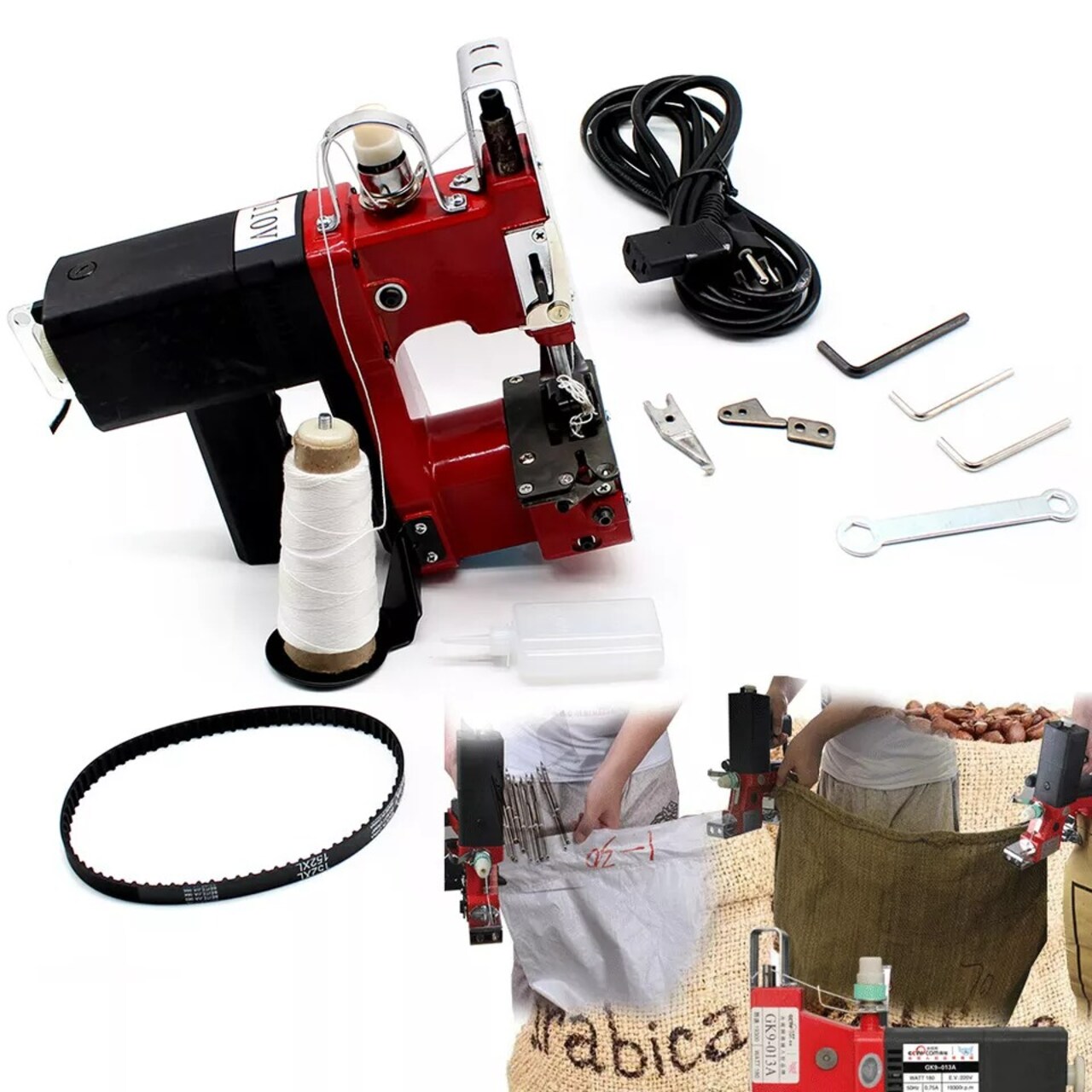 Homestead Leather and Canvas Sewing Machine Maximum thickness: 6mm 15000 rpm